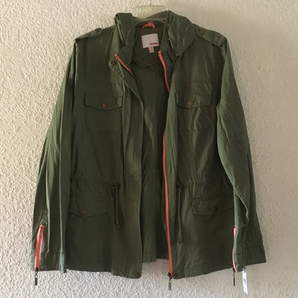 ❌SOLD❌ Bongo Green Anorak Utility Jacket
